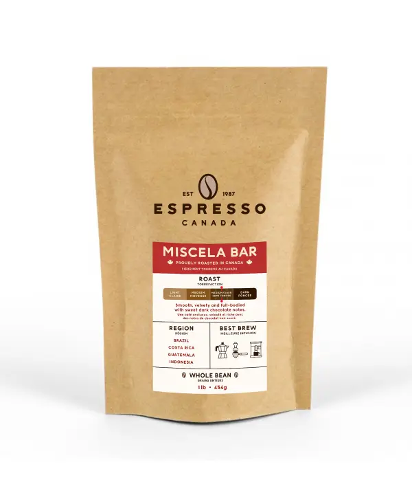 Miscela Bar | Italy’s Best Espresso Beans | Non-Oily Coffee Beans