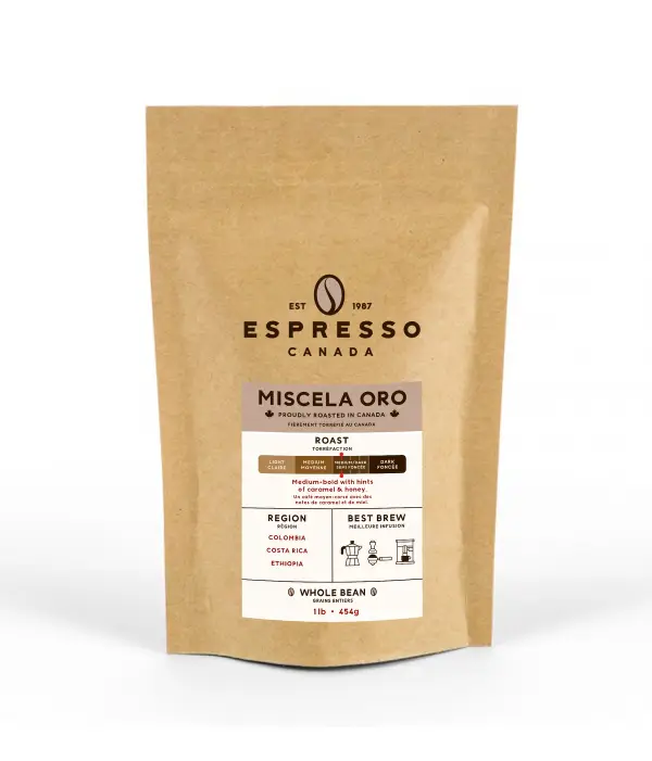 Miscela Oro | Italy's Best Espresso Beans | Non-Oily Coffee Beans