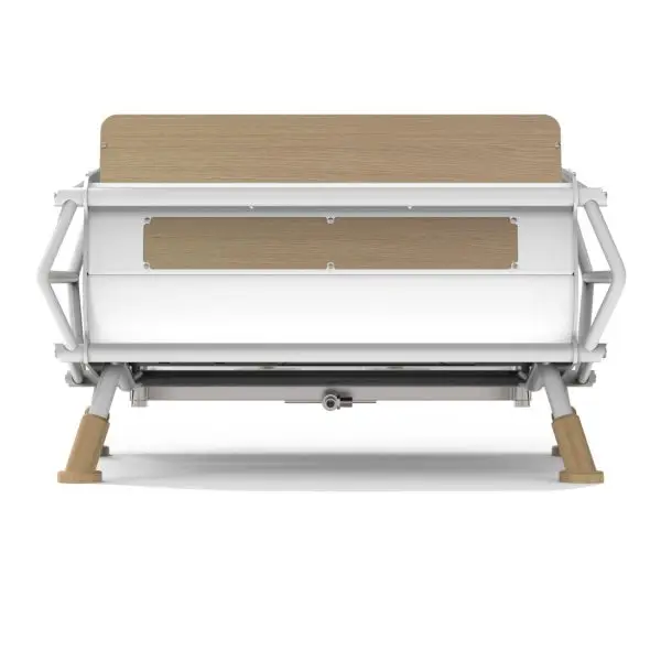 SANREMO CAFÉ RACER 3 GROUP VOLUMETRIC ESPRESSO MACHINE - WHITE WOOD - Image 4