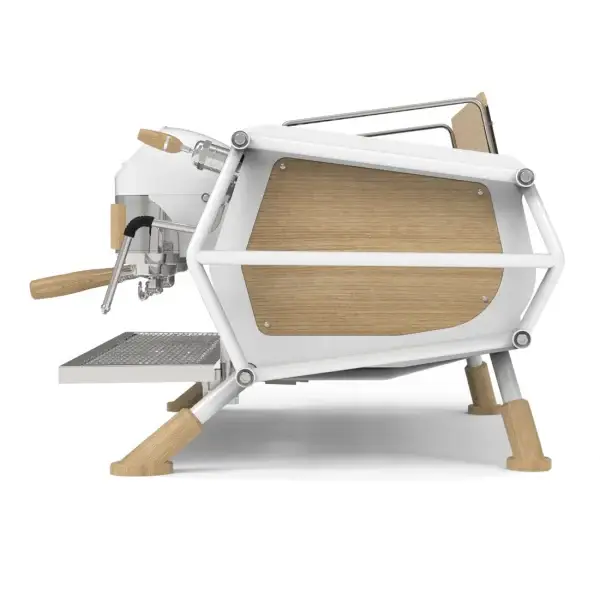 SANREMO CAFÉ RACER 3 GROUP VOLUMETRIC ESPRESSO MACHINE - WHITE WOOD - Image 5